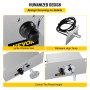 VEVOR Fire Pit Gas Burner Spark Ignition Kit, 300K BTU Fire Pit Ignition System, Stainless Steel Fire Pit Igniter, All-in-One Fire Pit Kit with Key Valve, Electric Igniter and 2 PVC Connecting Hoses