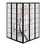 Biombo japonés VEVOR de 6 paneles, biombo plegable de madera para interiores, separador japonés portátil, ideal para separar habitaciones, hogar, oficina, restaurante y dormitorio.