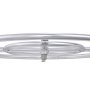 VEVOR 24 inch Round Drop-in Fire Pit Pan, Stainless Steel Fire Pit Burner, Natural & Propane Gas Fire Pan 92,000 BTU, for Indoor or Outdoor Use