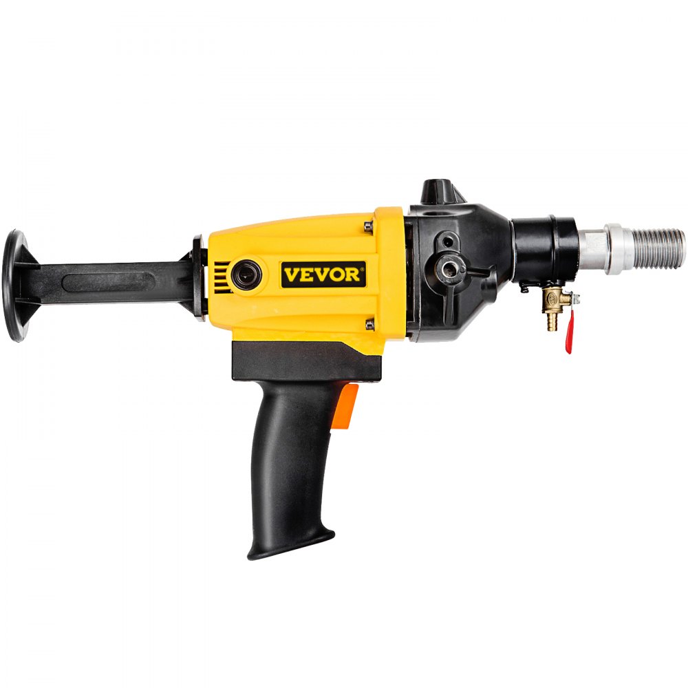VEVOR Diamond Core Drill, 1800W 4'/110 mm, 1700RPM Variable Speed Core Drill Rig with Portable Case, Handheld Drilling Machine for Porcelain Ceramic Tile, Marble Brick