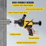 VEVOR 110mm Diamond Core Drilling Machine, 1880W Diamond Percussion Core Drill,Spindle Thread: 1-1/4Inch UNC, Wet & Dry Handheld Diamond Core Drill Heavy Duty for Diamond Concrete Drilling