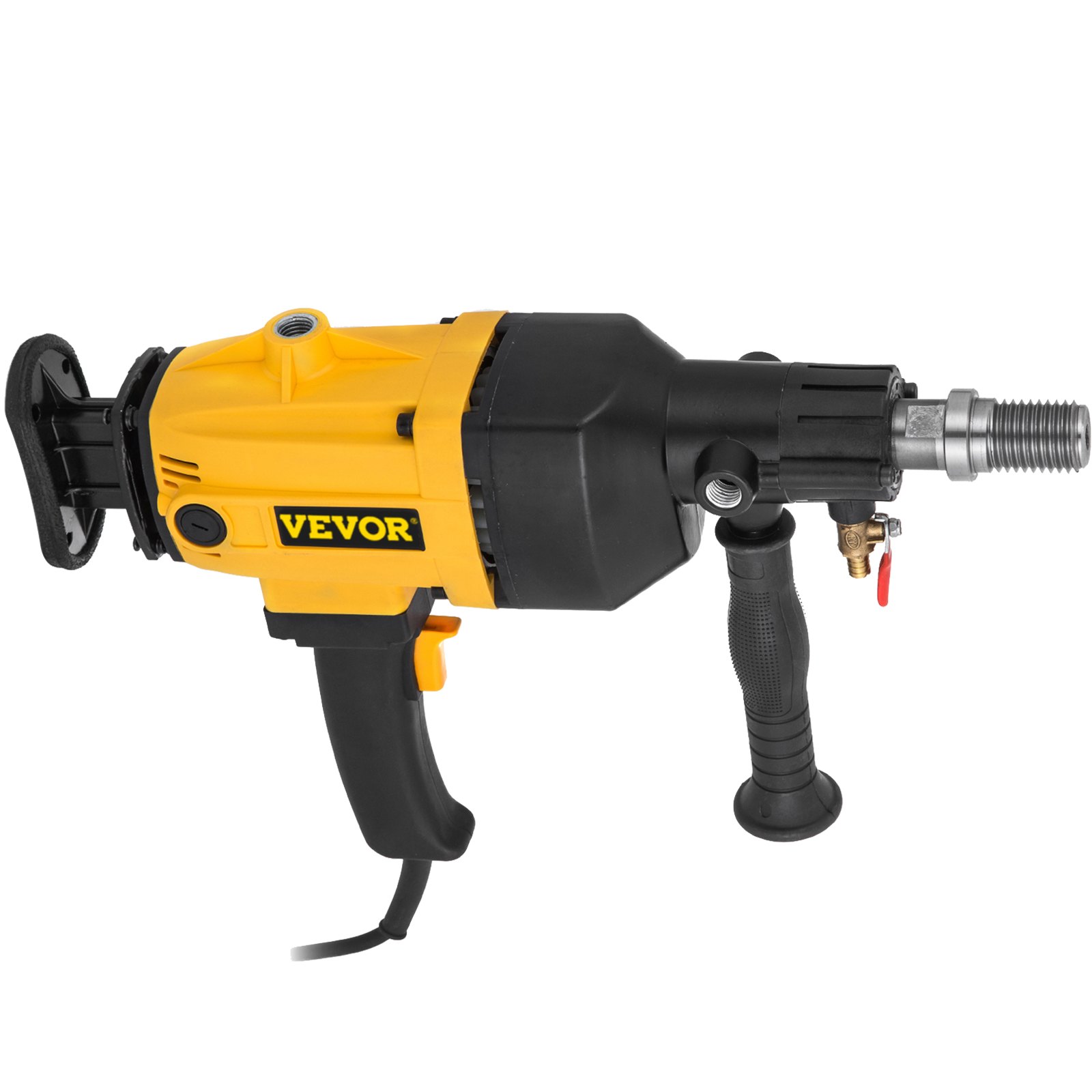 VEVOR Diamond Core Drilling Machine 6 Inch 160 mm Handheld Diamond Core Drill Rig Variable Speed Wet Dry Core Drill Rig for Diamond Concrete Drilling Boring