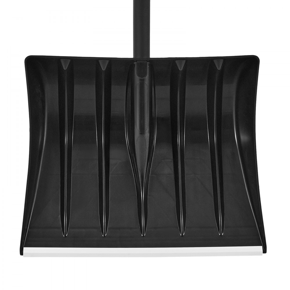 VEVOR Snow Shovel for Driveway, 17 in Wide Plastic Snow Shovel with D-shaped Handles & Aluminum Blade, Large Capacity Snowplow Shovels, Lightweight Snows Removal Tool for Garden Car Camping
