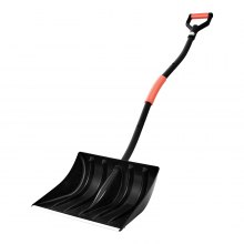 VEVOR Snow Shovel for Driveway, 42cm Wide Snow Shovel with D-shaped Handles & Aluminum Blade, Large Capacity Snowplow Shovels, Lightweight Snows Removal Tool for Garden Car Camping Outdoors
