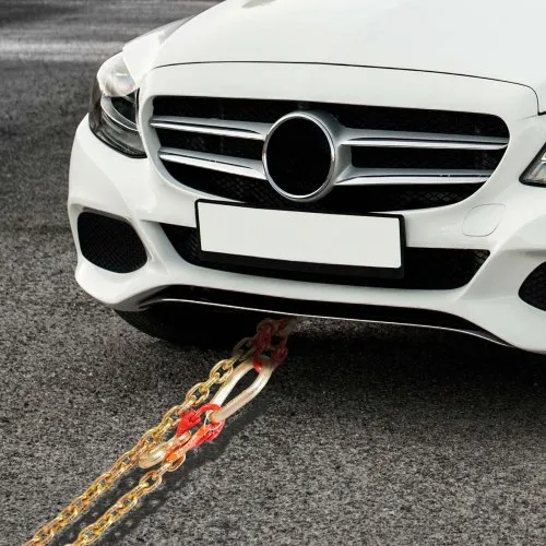 Crochets de remorquage et chaîne de simulation de remorque RC, accessoires en acier inoxydable en alliage d'aluminium pour voiture d'escalade sur Crochets de remorquage et chaîne de simulation de remorque RC, accessoires en acier inoxydable en alliage d'aluminium pour voiture d'escalade sur