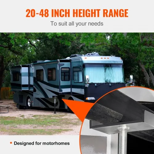 thumbnail image 2 of VEVOR RV Slide Out Support Jacks 2-Pack - 5000 Lbs Capacity Each, Adjustable 20-48 Inch Stabilizers 2 of 6
