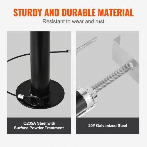 thumbnail image 2 of VEVOR RV Slide Out Support Jacks 2-Pack - 5000 Lbs Capacity Each, Adjustable 20-48 Inch Stabilizers 2 of 6