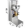 VEVOR Commercial Meatball Forming Machine, 280 PCs/min Meatball Maker Machine, 1100W Electric Fish Beef Pork Ball Making Tool with 18/20/22/26/30 mm Models, Stainless Steel