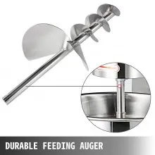 VEVOR Commercial Meatball Forming Machine, 280 PCs/min Meatball Maker Machine, 1100W Electric Fish Beef Pork Ball Making Tool with 18/20/22/26/30 mm Models, Stainless Steel