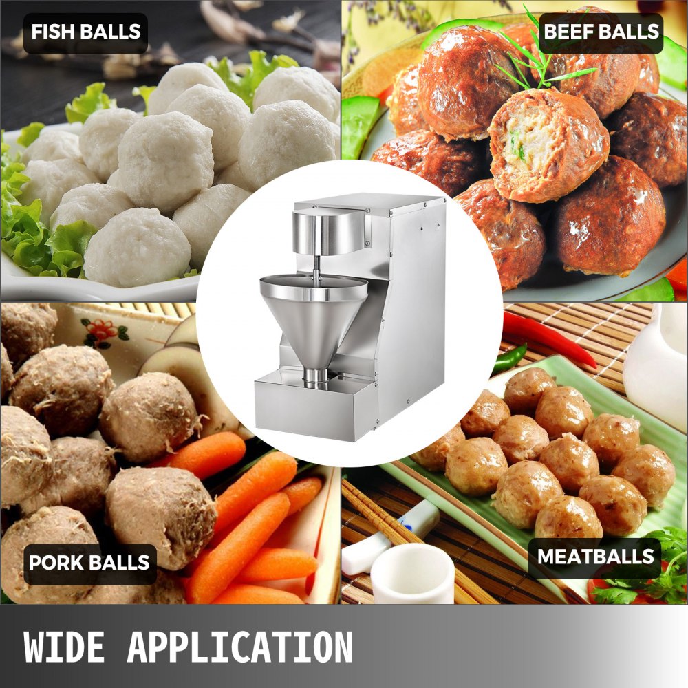 Electric Meatball Forming Machine, Meatball Maker, Meat Mincer Grinder 750W