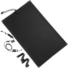 Snow Melting Mat Non-Slip Heated Outdoor Mats 30''x48'' with Power Cord