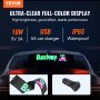 VEVOR Programmable LED Sign, P6 Full Color LED Scrolling Panel, DIY Custom Text Animation Pattern Display Board, Bluetooth APP Control Message Shop Sign for Store Business Car Advertising, 27"x5"