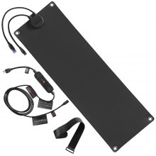 Cozy Products Ice-Away Heated Mat, Non-Slip Waterproof Mat for Outdoor Use,  Snow Melting Rubber Mat, Includes a 15' Power Cord, 240-Watt, Black