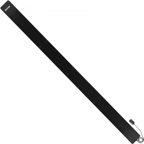 VEVOR Tapete para derretir nieve, tapete calefactable para pasarela de 15 pulgadas x 20 pies, tapete para derretir nieve y hielo de 110 V, tapete calefactor de PVC con cable de alimentación de 6 pies, antideslizante, tapete de nieve ideal para invierno y exteriores, velocidad de fusión de 2 pulgadas/h