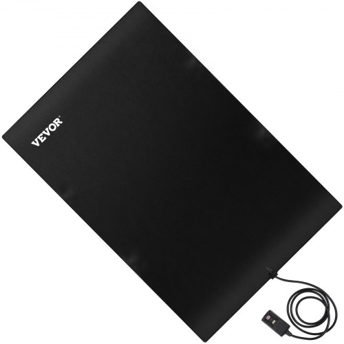 VEVOR Snow Melting Mat, 2ft x 3ft Heated Walkway Mat, 110V Snow and Ice Melting Mat, PVC Heated Mat with 6ft Power Cord, Slip-Proof, Ideal Winter Outdoor Snow Mat, 2 in/h Melting Speed