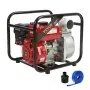 VEVOR Gasoline Engine Water Pump, 7.6 cm Inlet/Outlet, 5.2 kW (7 HP), 1003.5 L/min, 43.3 m Lift, 6.7 m Suction, 4-Stroke Gas Powered Trash Water Transfer Pump with 7.6 m Hose for Irrigation Pool, EPA Certified