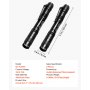 VEVOR Pen Light, 2-Pack 100 Lumens Pocket Flashlight with Clip, IPX4 Waterproof Portable Penlight, Compact and Lightweight for Tight Spaces, Work, Inspection, Emergency, Mechanics, Outdoor Use