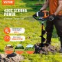 VEVOR Gas Post Hole Digger 43CC 1250W with 8” Drill Bits for Farm Garden Plant