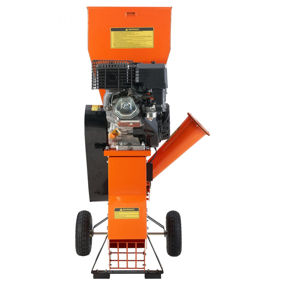 VEVOR Wood Chipper Shredder Mulcher HeavyDuty Gas Powered 17 cm 420cc 8.6kW