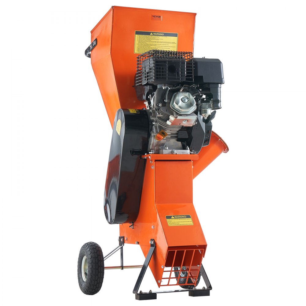 VEVOR Wood Chipper Shredder Mulcher HeavyDuty Gas Powered 17 cm 420cc 8.6kW