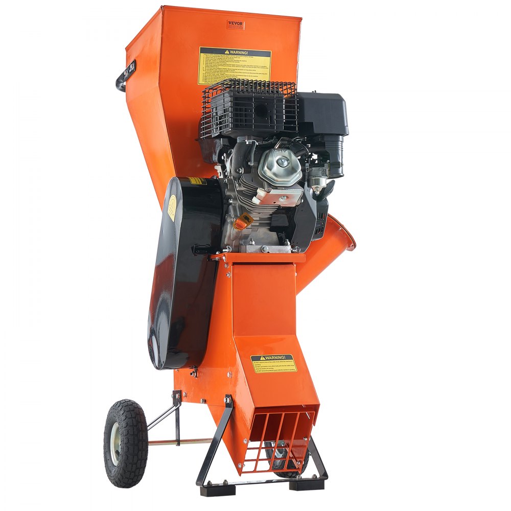 VEVOR Wood Chipper Shredder Mulcher HeavyDuty Gas Powered 17 cm 420cc 8.6kW