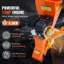 VEVOR Wood Chipper Shredder Mulcher HeavyDuty Gas Powered 17 cm 420cc 8.6kW