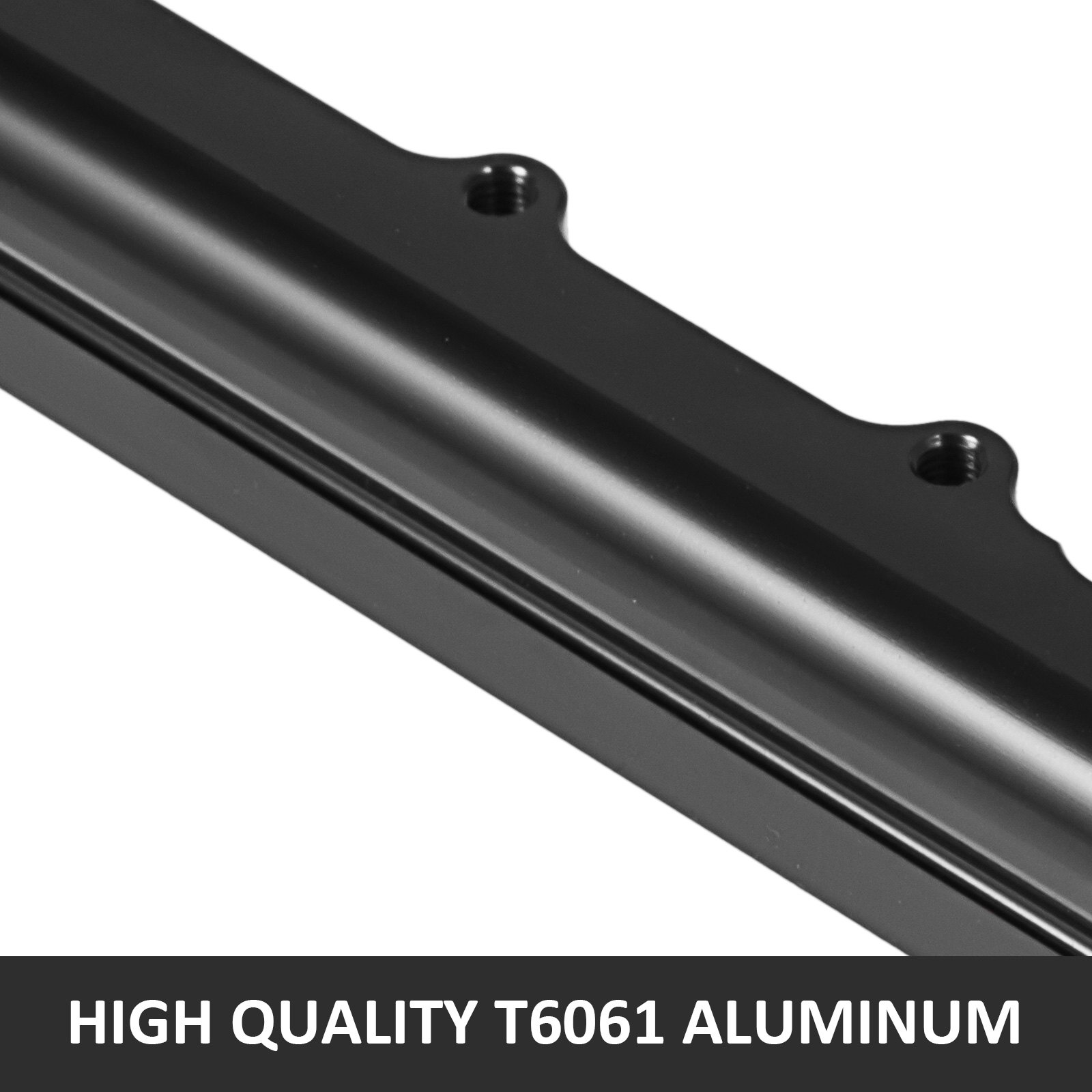 VEVOR 1/2" Fuel Bore Size Fuel Rail Kit 1/8th NPT B-Series Swapped Engines With Fuel Pressure Regulator Gauge 6AN Fitting for Fuel Rail-To-Fuel Line