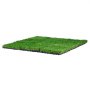 VEVOR Artifical Grass Tiles Interlocking Turf Deck Set, 18 Pack 305x305mm, Synthetic Fake Grass Self-draining Mat Flooring Decor Pad, Perfect For Multi-Purpose Indoor Outdoor Entryway Scraper Dog Mats