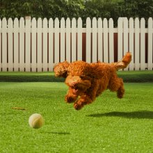 VEVOR Artifical Grass Tiles Interlocking Turf Deck Set, 9 Pack 305x305 mm, Synthetic Fake Grass Self-draining Mat Flooring Decor Pad, Perfect For Multi-Purpose Indoor Outdoor Entryway Scraper Dog Mats