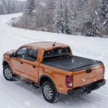 Soft Roll-Up Truck Bed Tonneau Cover 6.5ft for 14-25 Silverado/Sierra 1500