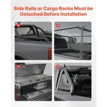 Soft Roll-Up Truck Bed Tonneau Cover 5.7ft for 2019-2025 Ram 1500 New Body