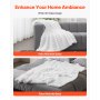 Soft Throw Blanket 50 x 60 Inches / 1270 x 1524 mm Faux Fur Cozy Bed Blanket