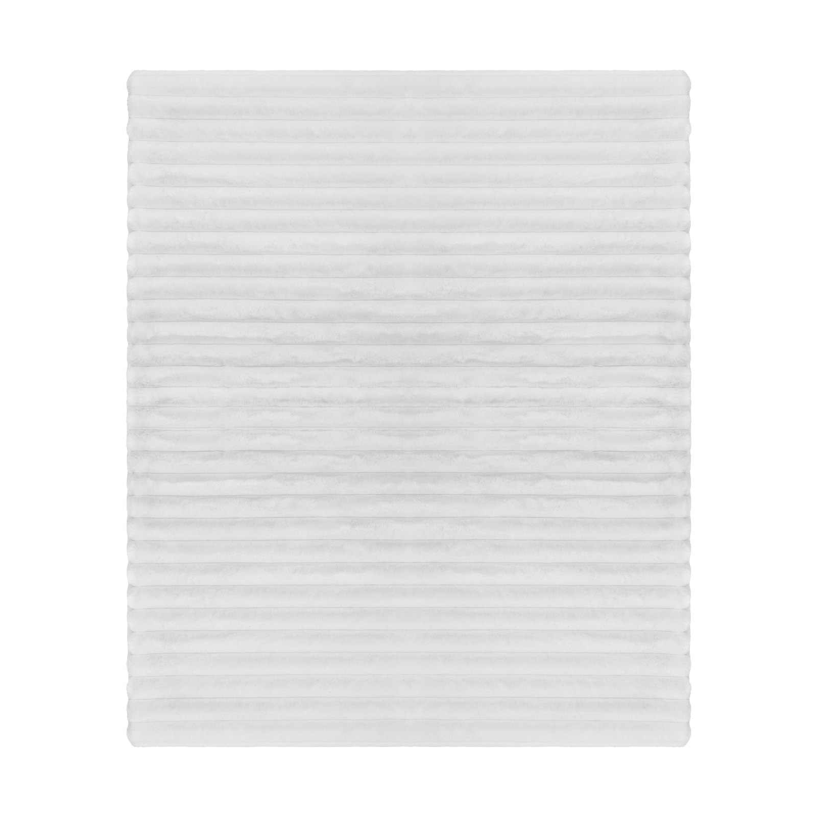 VEVOR Throw Blanket, 50 x 60 Inches / 1270 x 1524 mm, Faux Fur Cozy Throw Blankets, Cute Small Fuzzy Throws, Lightweight Super Soft Bed Blanket, Ideal for Couch, Sofa, Bedroom, White