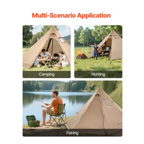 Wiltec Poêle tente camping 540x810x2387mm Acier Portable Démontable Randonnée Wiltec Poêle tente camping 540x810x2387mm Acier Portable Démontable Randonnée