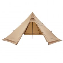 VEVOR Hot Tent for 4 Persons, Portable Winter Tipi Tent with Stove Jack, Waterproof Camping Tents,  Lightweight 4 Season Shelter Tents for Hiking Fishing Backpacking, M Size