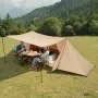 VEVOR Camping Hot Tent, Lightweight Bushcraft Tent with Stove Jack & 2 Tarp Poles, Waterproof Winter Hot Tents Shelters, Portable 4 Season Tents for 2 Persons Hiking Fishing Hunting Backpacking