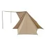 VEVOR Camping Hot Tent, Lightweight Bushcraft Tent with Stove Jack & 2 Tarp Poles, Waterproof Winter Hot Tents Shelters, Portable 4 Season Tents for 2 Persons Hiking Fishing Hunting Backpacking
