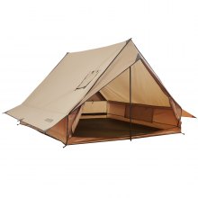VEVOR Cabin Hot Tent with Stove Jack & Ground Mat Lightweight 2 Persons Camping