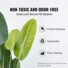 VEVOR Artificial Birds Of Paradise Tree, 1.5mTall Faux Plant, PE Material & Anti-Tip Tilt Protection Low-Maintenance Plant, Lifelike Green Fake Tree for Home Office Warehouse Decor Indoor Outdoor