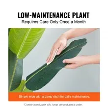 VEVOR Artificial Birds Of Paradise Tree, 1.5mTall Faux Plant, PE Material & Anti-Tip Tilt Protection Low-Maintenance Plant, Lifelike Green Fake Tree for Home Office Warehouse Decor Indoor Outdoor