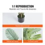 VEVOR Artificial Palm Tree, 6 FT Tall Faux Plant, Secure PE Material & Anti-Tip Tilt Protection Low-Maintenance Plant, Lifelike Green Fake Tree for Home Office Warehouse Decor Indoor Outdoor