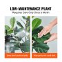 VEVOR Artificial Fiddle Leaf Fig Tree, 4 FT, Secure PE Material & Anti-Tip Tilt Protection Low-Maintenance Faux Plant, Lifelike Green Fake Potted Tree for Home Office Warehouse Decor Indoor Outdoor