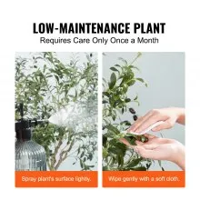 VEVOR Artificial Olive Tree, 1.8 m Tall Faux Plant, Secure PE Material & Anti-Tip Tilt Protection Low-Maintenance Plant, Lifelike Green Fake Potted Tree for Home Office Warehouse Decor Indoor Outdoor