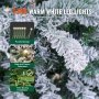 VEVOR juletre 7,5 fot Prelit flokket juletre med 550 LED-lys 1346 tips