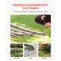 VEVOR Fake Stone Landscape Edging 46.2 x 2.2 in Lawn Edging Fade-Resistant
