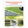 VEVOR Fake Stone Landscape Edging 46.2 x 2.2 in Garden Lawn Edging for Walkway