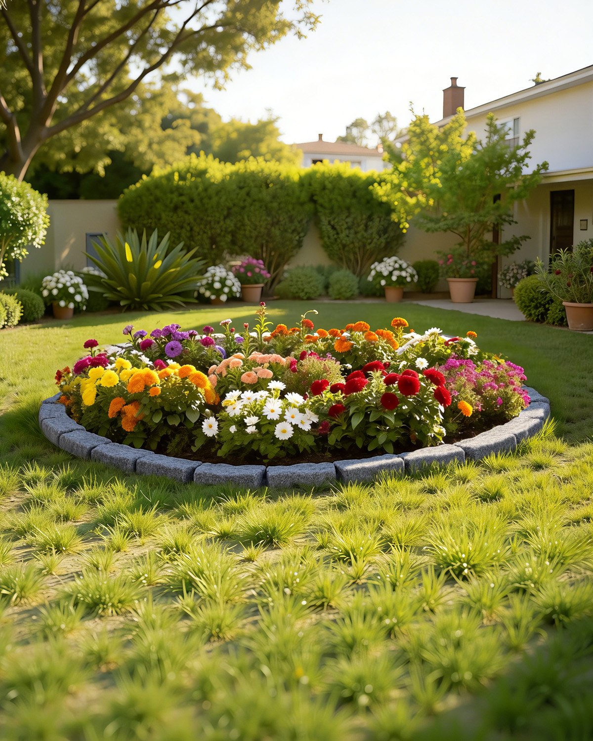 VEVOR Faux Stone Landscape Edging, 46.4 x 2.2 in Realistic Lawn Edging, Flexible Brick-Sized Garden Edging Border with Anchoring Spikes, Fade-Resistant Yard Edging for Driveways Walkway Grey