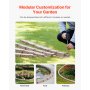VEVOR Faux Stone Landscape Edging 46.2 x 2.2 in Garden Lawn Edging for Walkway