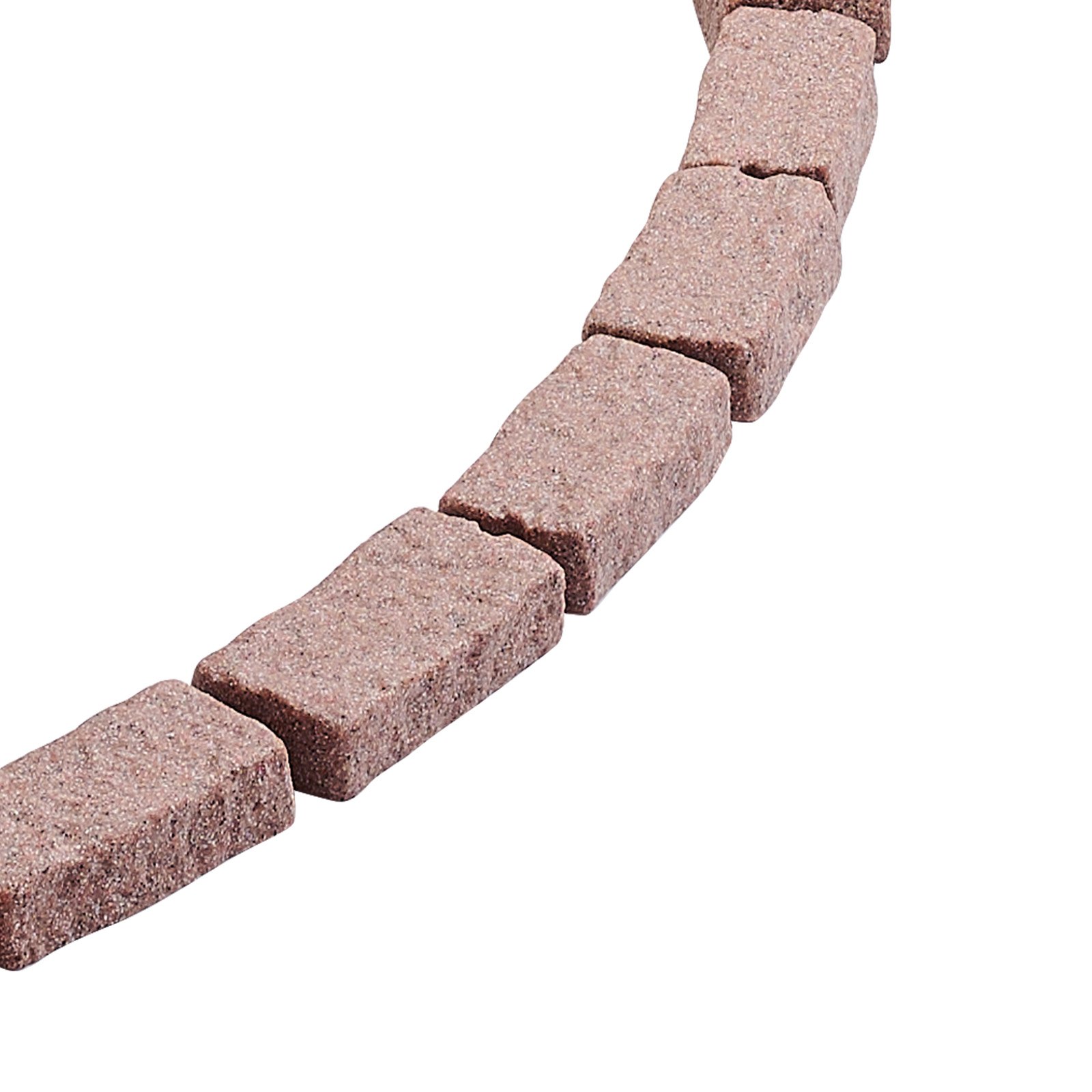 VEVOR Faux Stone Landscape Edging, 46.4 x 2.2 in Realistic Lawn Edging, Flexible Brick-Sized Garden Edging Border with Anchoring Spikes, Fade-Resistant Yard Edging for Driveways Walkway Brown