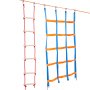 VEVOR Ninja Warrior Obstacle Course for Kids, 15.24 m Weatherproof Slacklines, 500lbs Weight Capacity Monkey Line, Outdoor Playset Equipment, Backyard Toys Training Equipment Set with 10 Obstacles